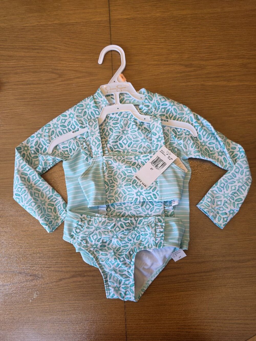 Jessica Simpson 3 Piece Swimsuit 2T